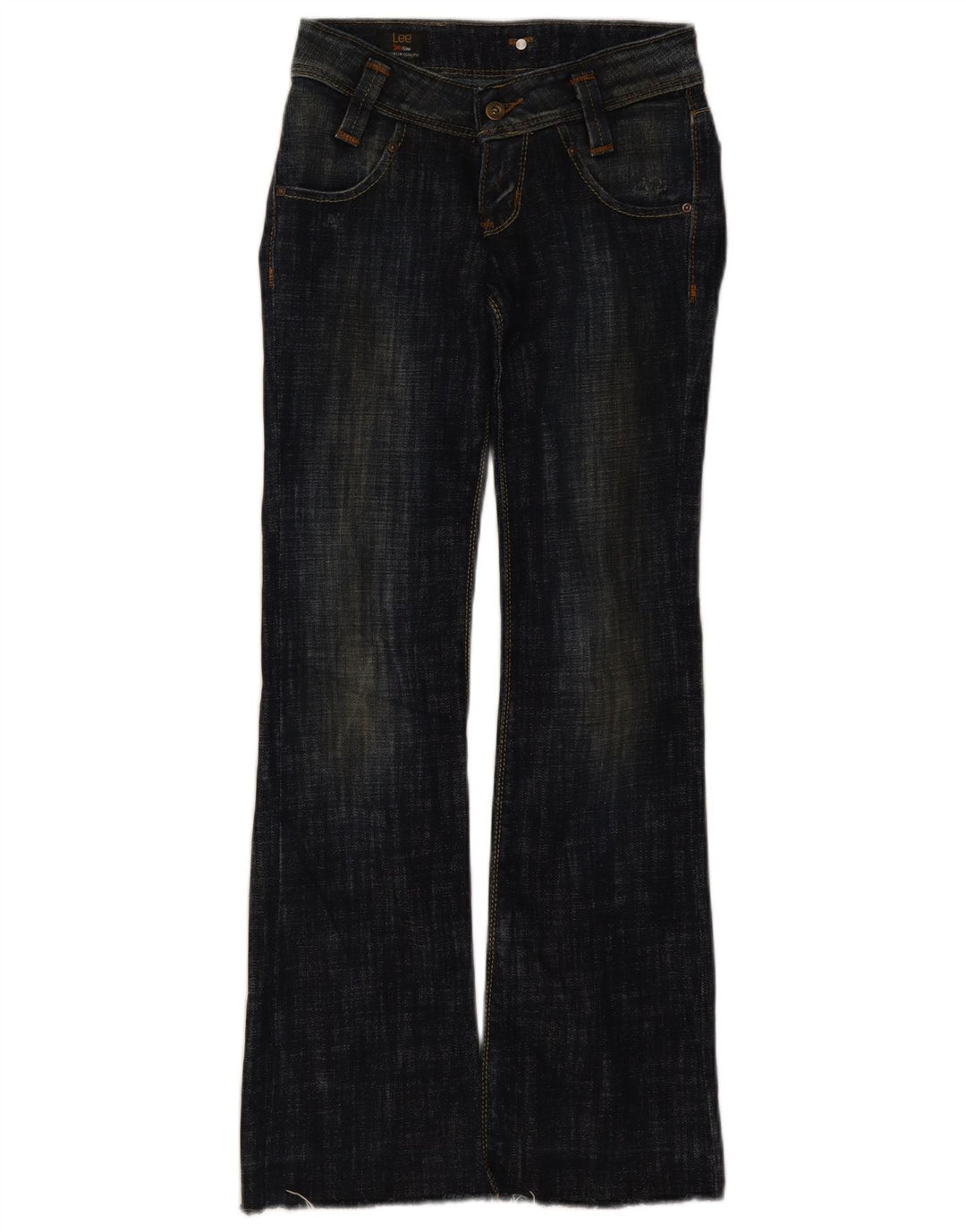 Lee Jean Leola Bootcut Femme W26 L33 Bleu Marine Coton