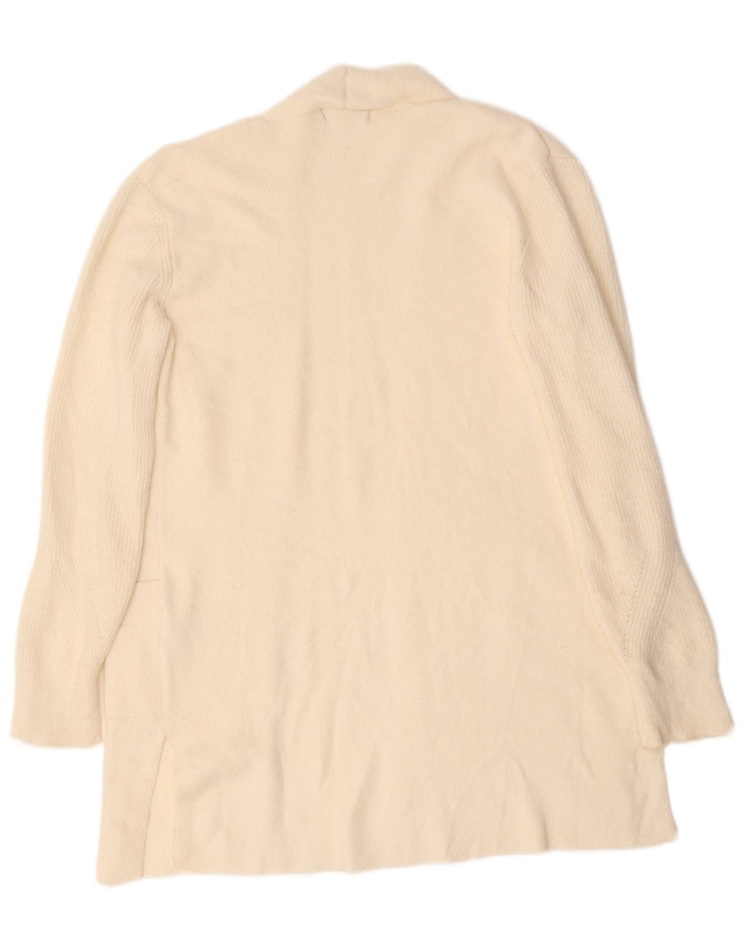 Marks & Spencer Pull cardigan long pour femme UK 12 Medium Off White