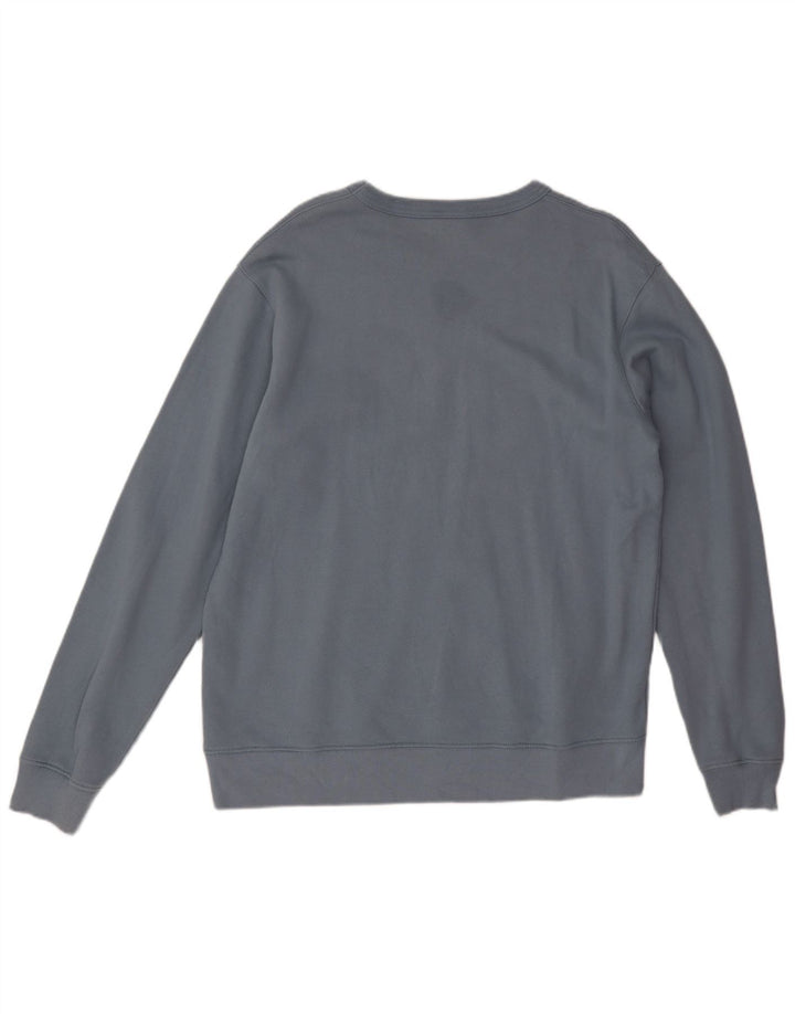 Zara Homme Sweatshirt Jumper Large Bleu Coton