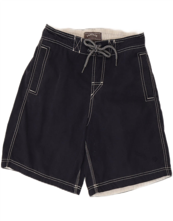 Short de Bain Homme Fat Face Coton Bleu Marine Moyen