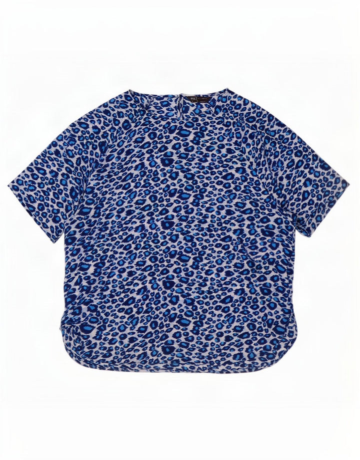Marks & Spencer Chemisier Femme UK 46 Grand Bleu Imprimé Animal Polyester