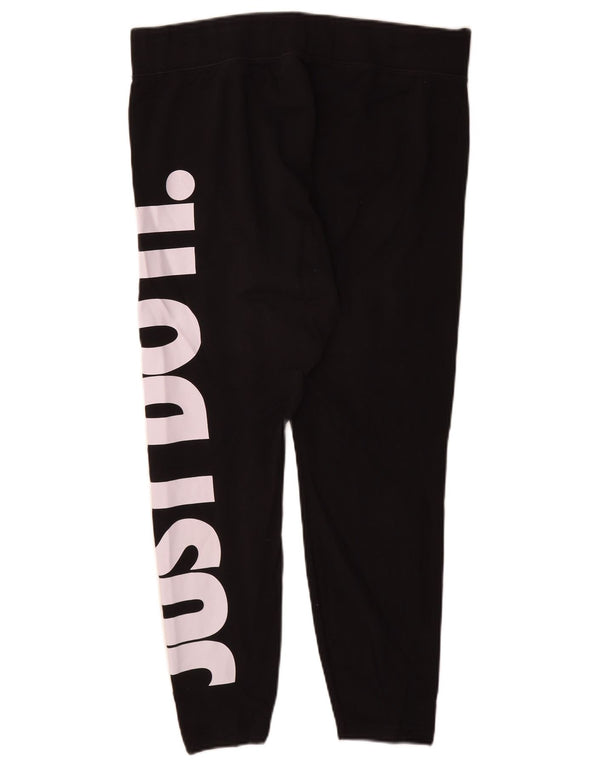 Nike Legging graphique pour femme UK 20 2XL Noir Coton