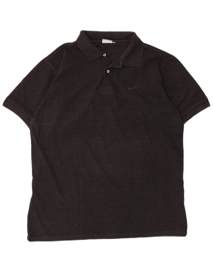 Reebok Polo Homme XL Noir Coton