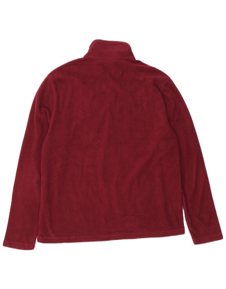 Eddie Bauer Pull polaire à col zippé pour homme Polyester marron moyen
