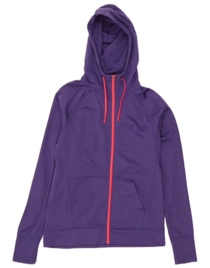 Champion Pull à capuche zippé Performance pour femme UK 10 Petit Violet Polyester