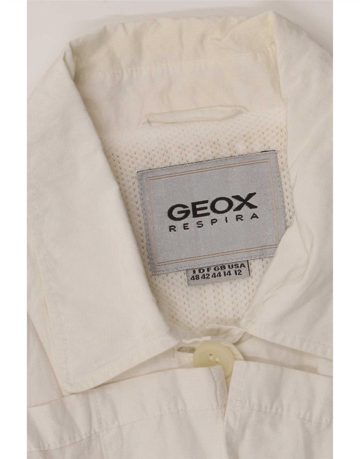 Geox Veste utilitaire pour femme UK 14 Large Blanc