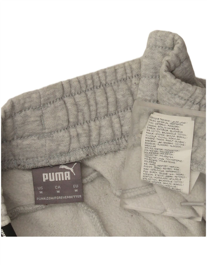 Puma Pantalon de Survêtement Joggers Homme Gris Moyen Moucheté Coton