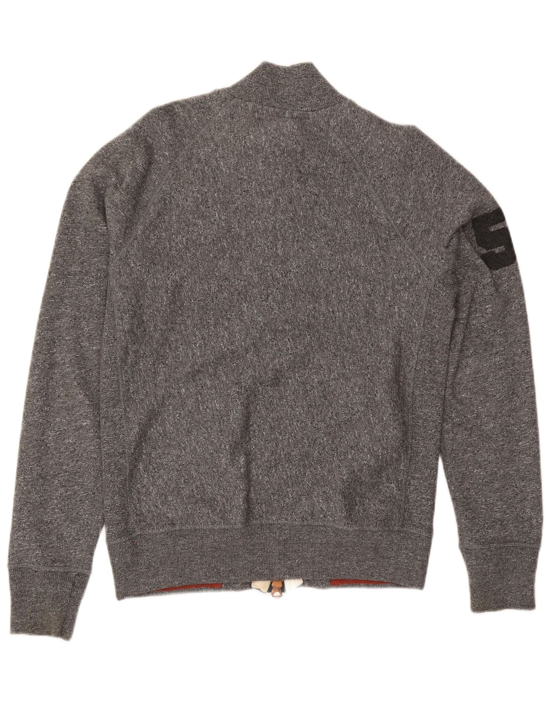 Superdry Veste de Survêtement Graphique Homme Grand Gris Coton