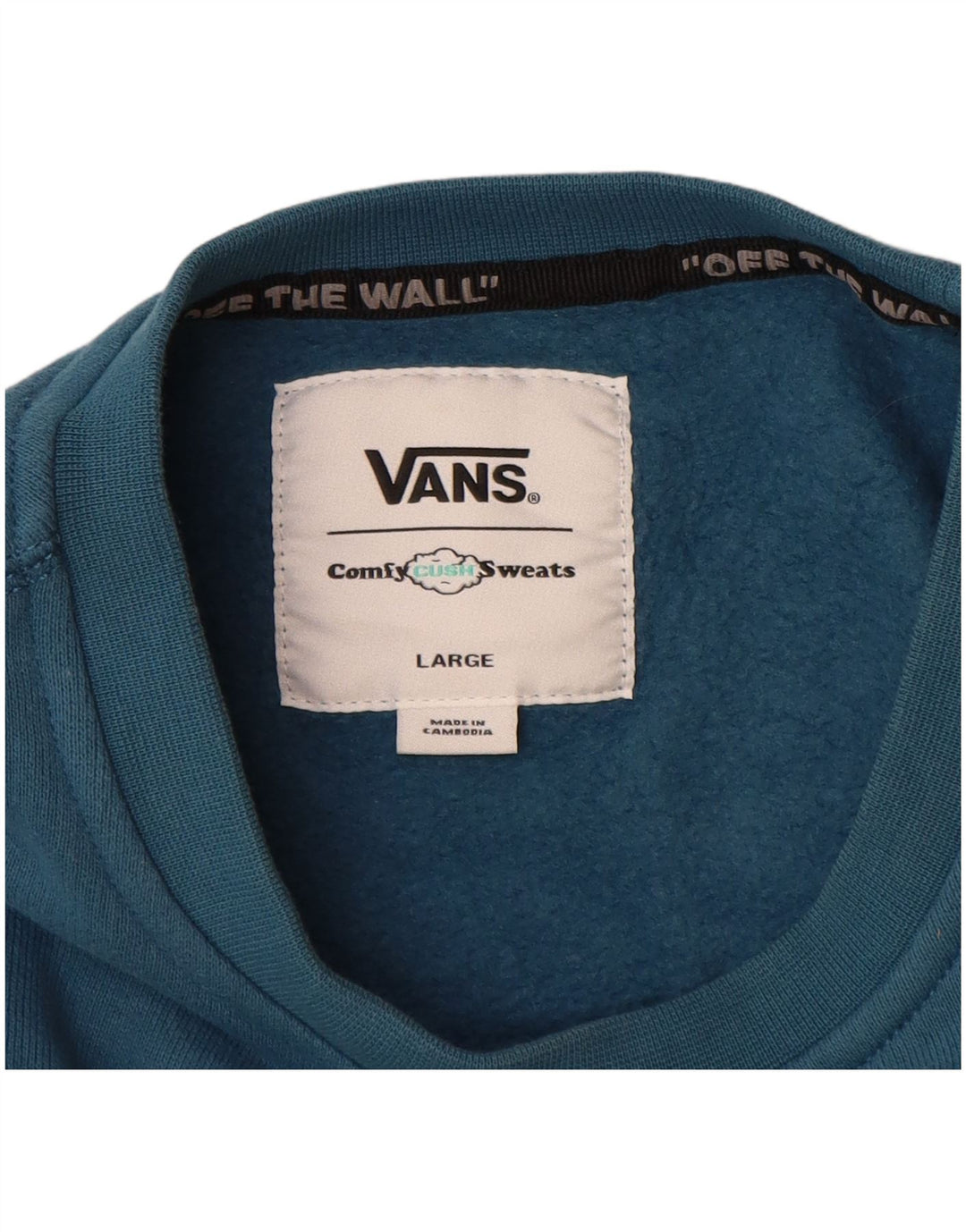 VANS Sweat-shirt pour hommes en coton bleu grand