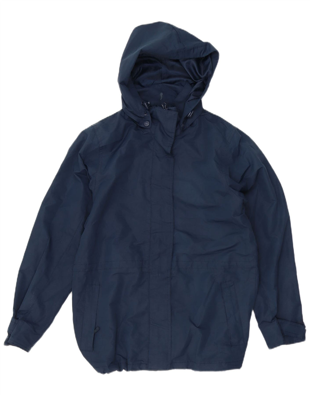 Mountain Warehouse Veste de pluie à capuche pour femme UK 10 Small Bleu marine