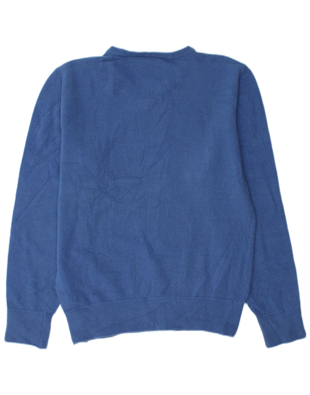 GAS Pull Col V Homme XL Bleu Laine