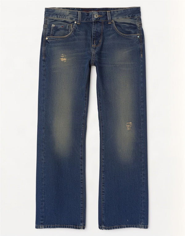 Tommy Hilfiger Jean ample Laurie pour femme en coton bleu W32 L32