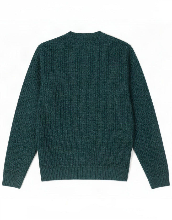 Marks & Spencer Pull Col Bateau Homme Vert Moyen Acrylique