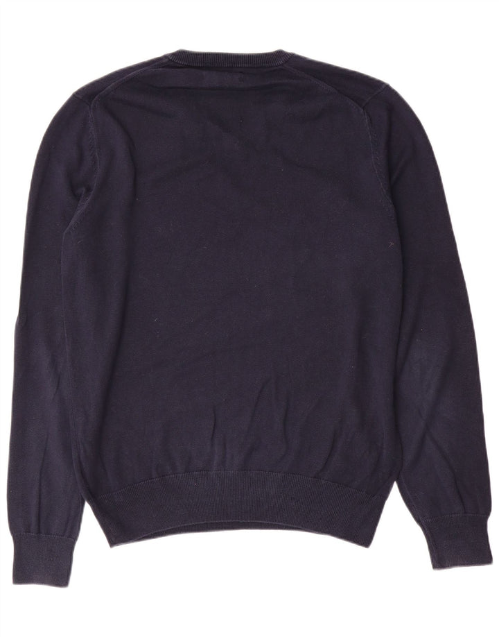 Marks & Spencer Pull col V Homme Bleu Marine Moyen Coton