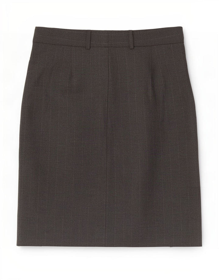 Mango Jupe crayon femme EU 40 Medium W32 Gris Rayé Polyester