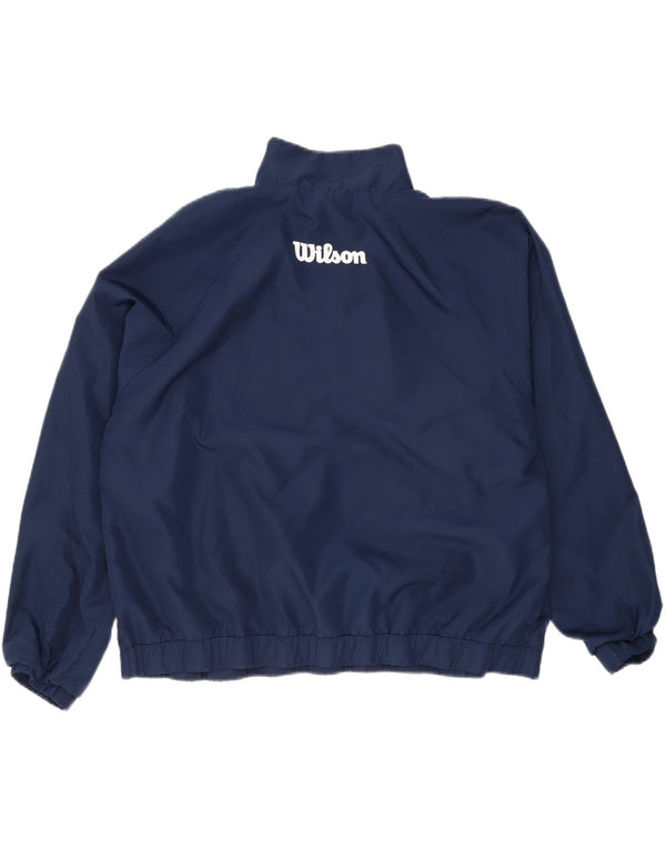 WILSON Veste coupe-vent surdimensionnée pour femme UK 22 2XL Bleu marine