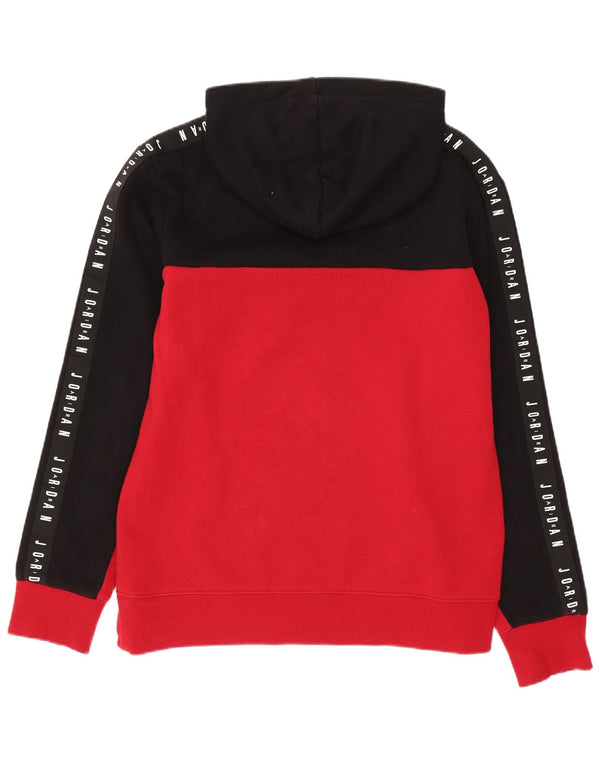 Jordan Pull à capuche graphique pour garçon 13-14 ans XL Noir Colorblock Coton