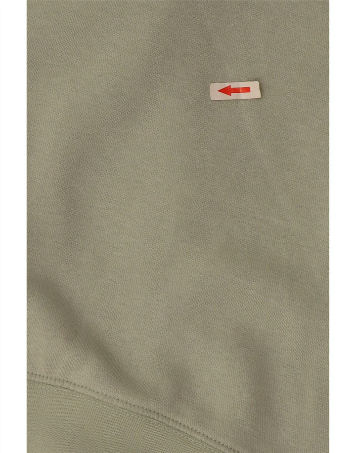 Nike Sweat-shirt surdimensionné pour femme UK 10 Petit coton vert