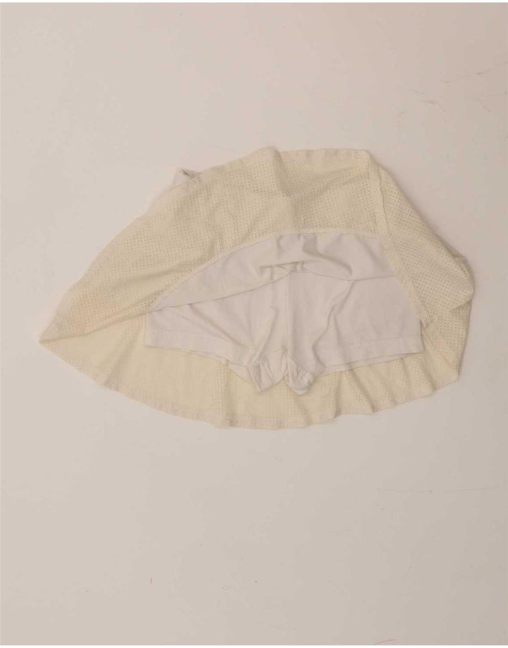 Adidas Jupe-short pour femme UK 12/14 Medium Blanc Colourblock