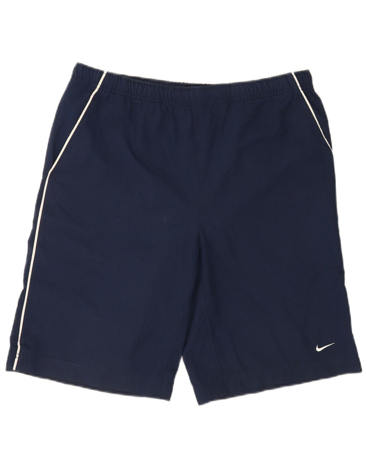 Short de sport Nike Graphic Regular pour homme en polyester bleu marine moyen