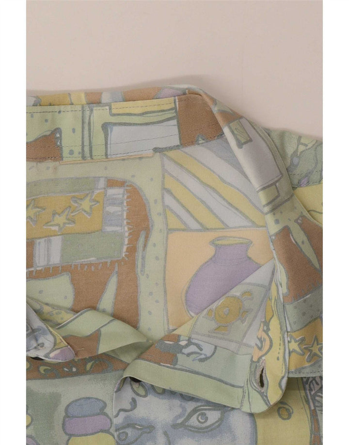 Chemise Homme Vintage Grand Patchwork Multicolore
