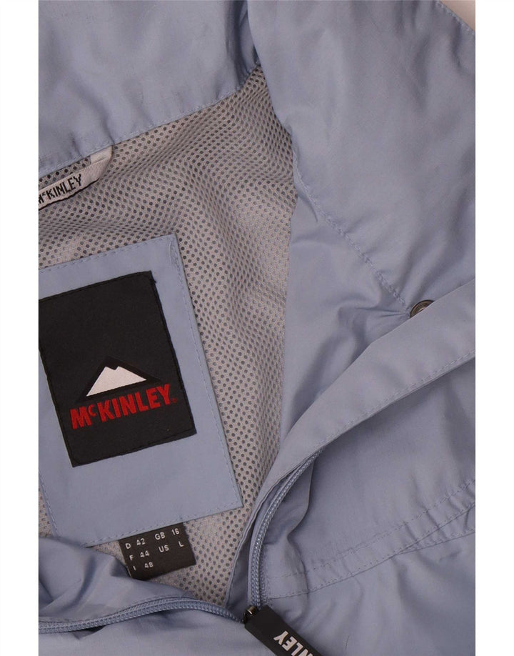 MC Kinley Veste de pluie pour femme UK 16 Large Bleu Polyester