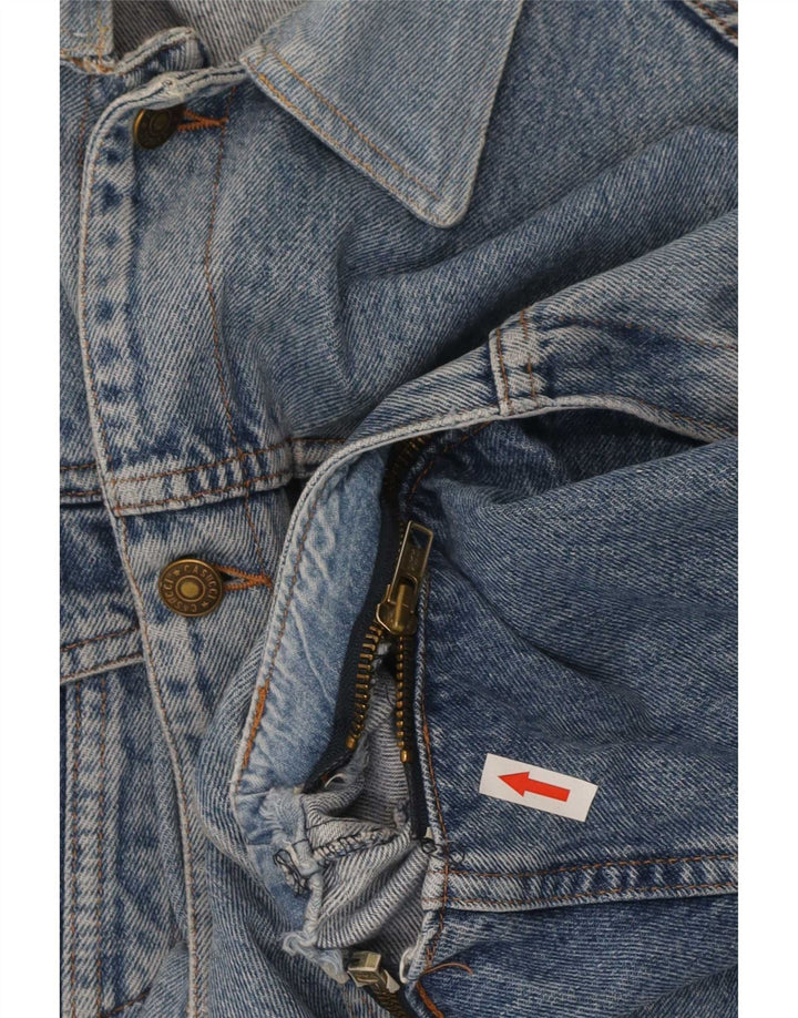 Casucci Veste en jean coupe régulière pour homme UK 38 Bleu moyen