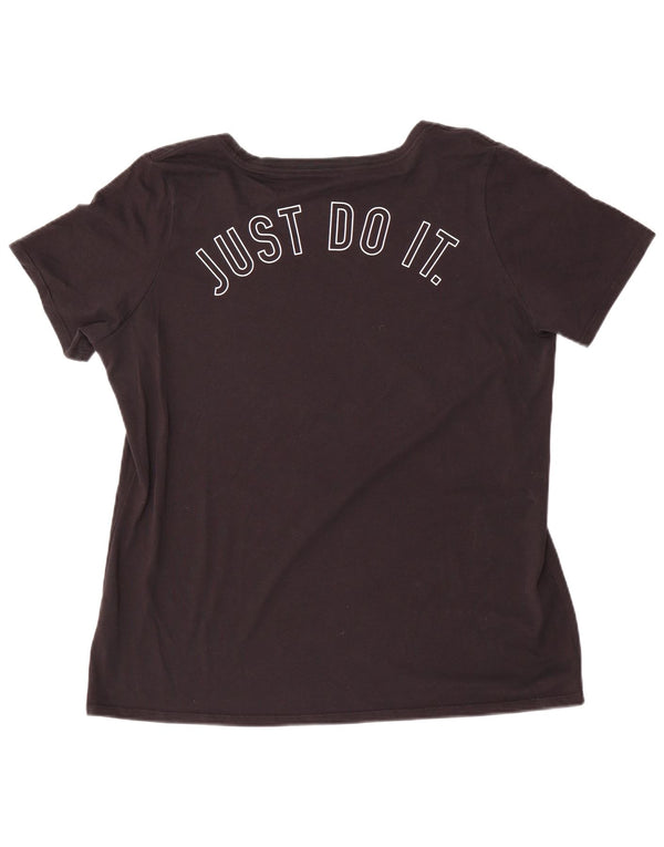 Nike Mens Athletic Cut Graphic T-Shirt Top XL Noir Coton