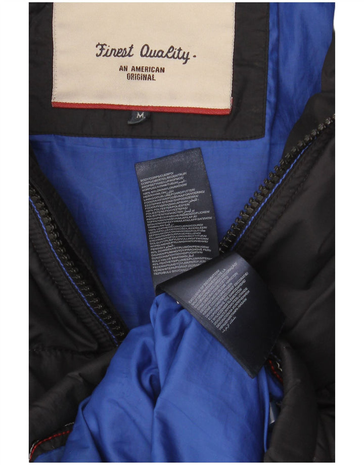 Tommy Hilfiger Veste matelassée pour hommes UK 38 Medium Black Nylon