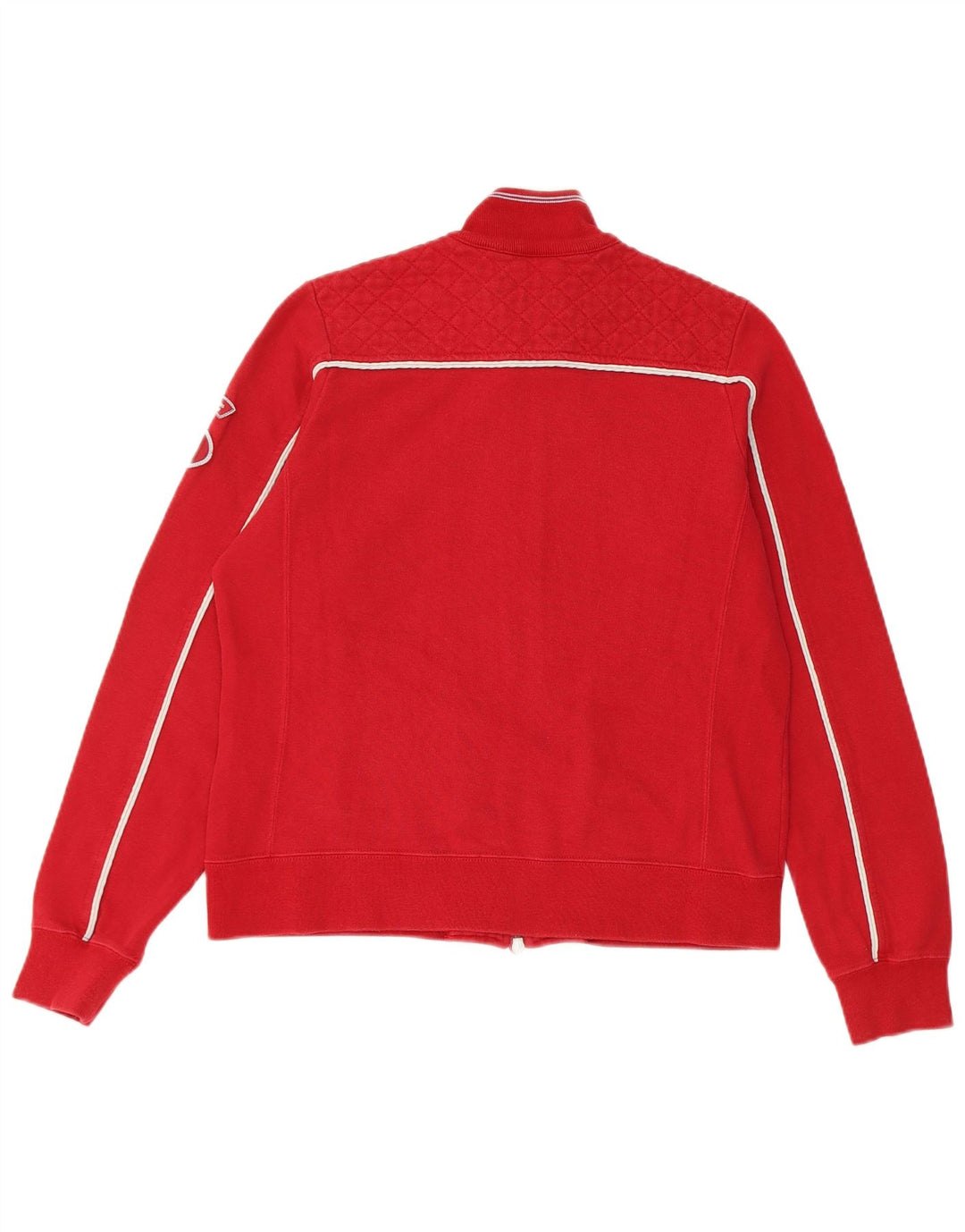 Champion Veste de survêtement graphique pour femme UK 14 Large Rouge Coton