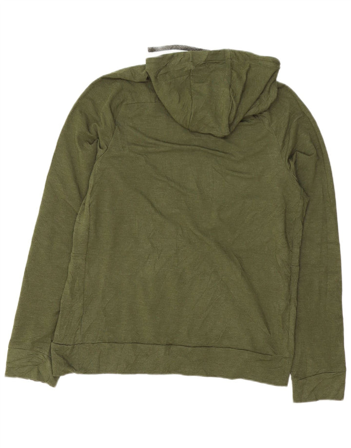 Sweat à capuche Nike Dri Fit pour homme, kaki moyen, rayonne