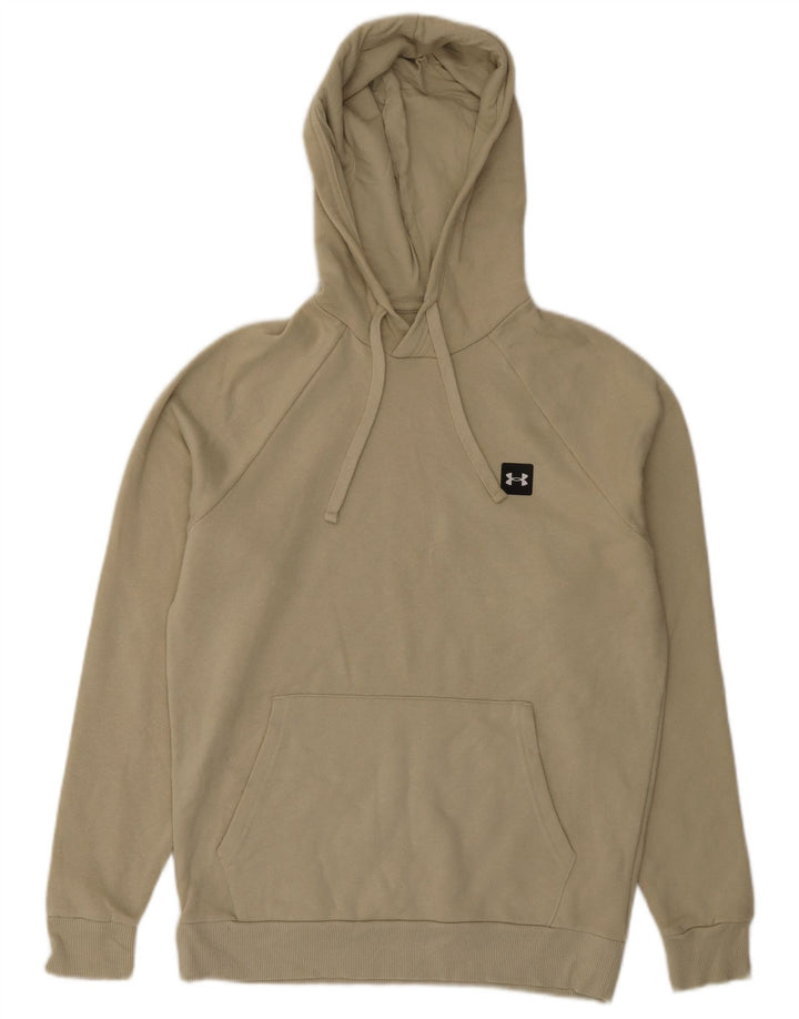 Under Armour Pull à capuche pour homme Petit coton beige