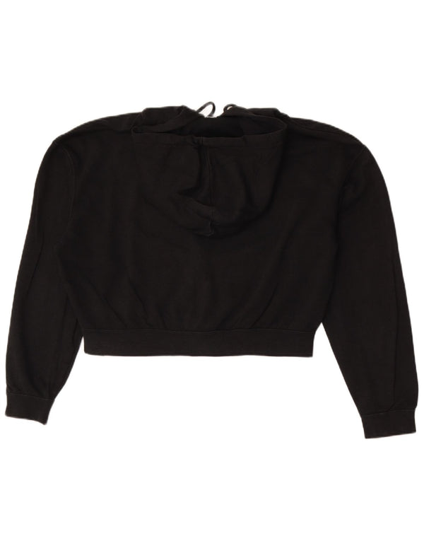 Nike Womens Crop Oversize Zip Sweat à capuche UK 10 Petit Noir Colorblock