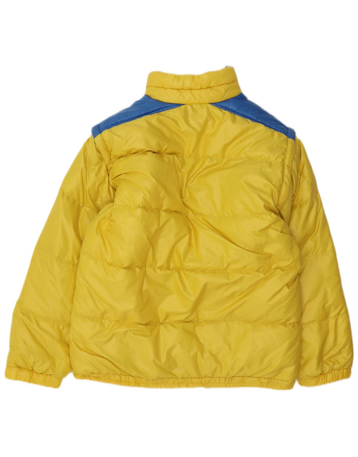 Trissi Veste matelassée Homme IT 50 Large Nylon Colorblock Jaune