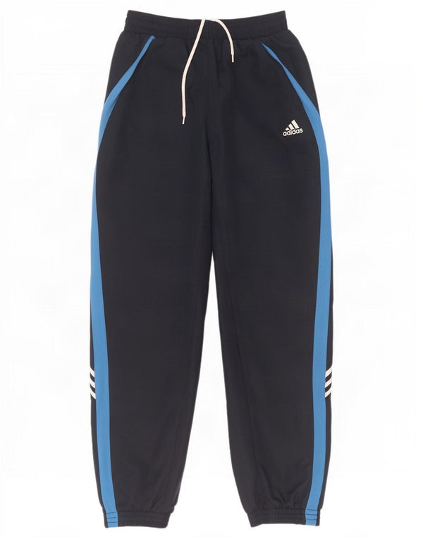 Adidas Pantalon de survêtement pour homme Taille S Bleu marine Colourblock