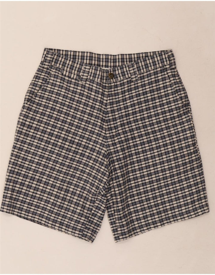 Lee Salopette Chino Short W30 Homme Bleu Moyen à Carreaux