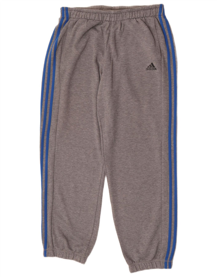 Adidas Pantalon de survêtement Climalite pour homme Pantalon de jogging Large Gris Polyester
