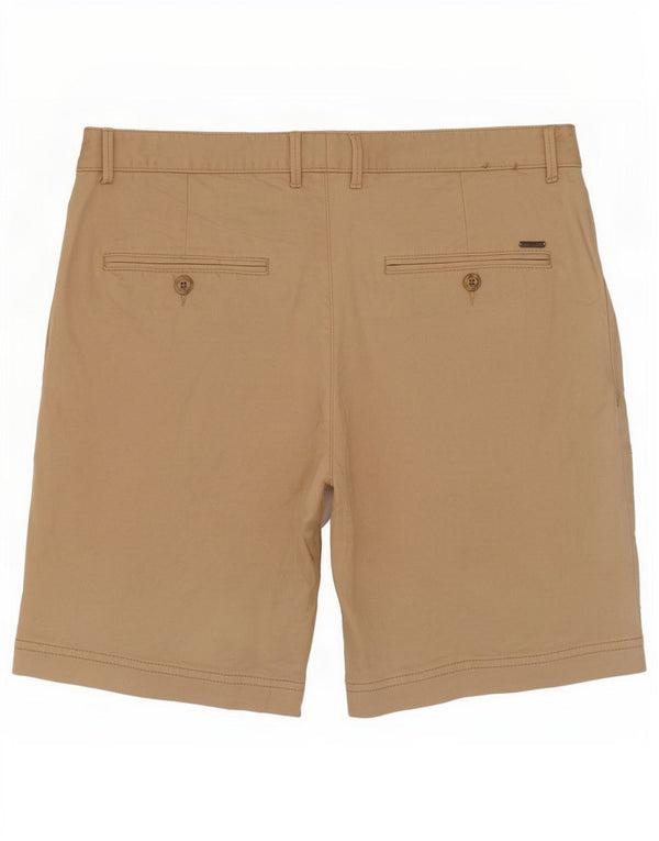 Hugo Boss Short chino pour homme IT 46 Small W30 Coton beige