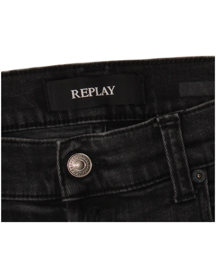 Replay Jean droit femme W32 L28 gris
