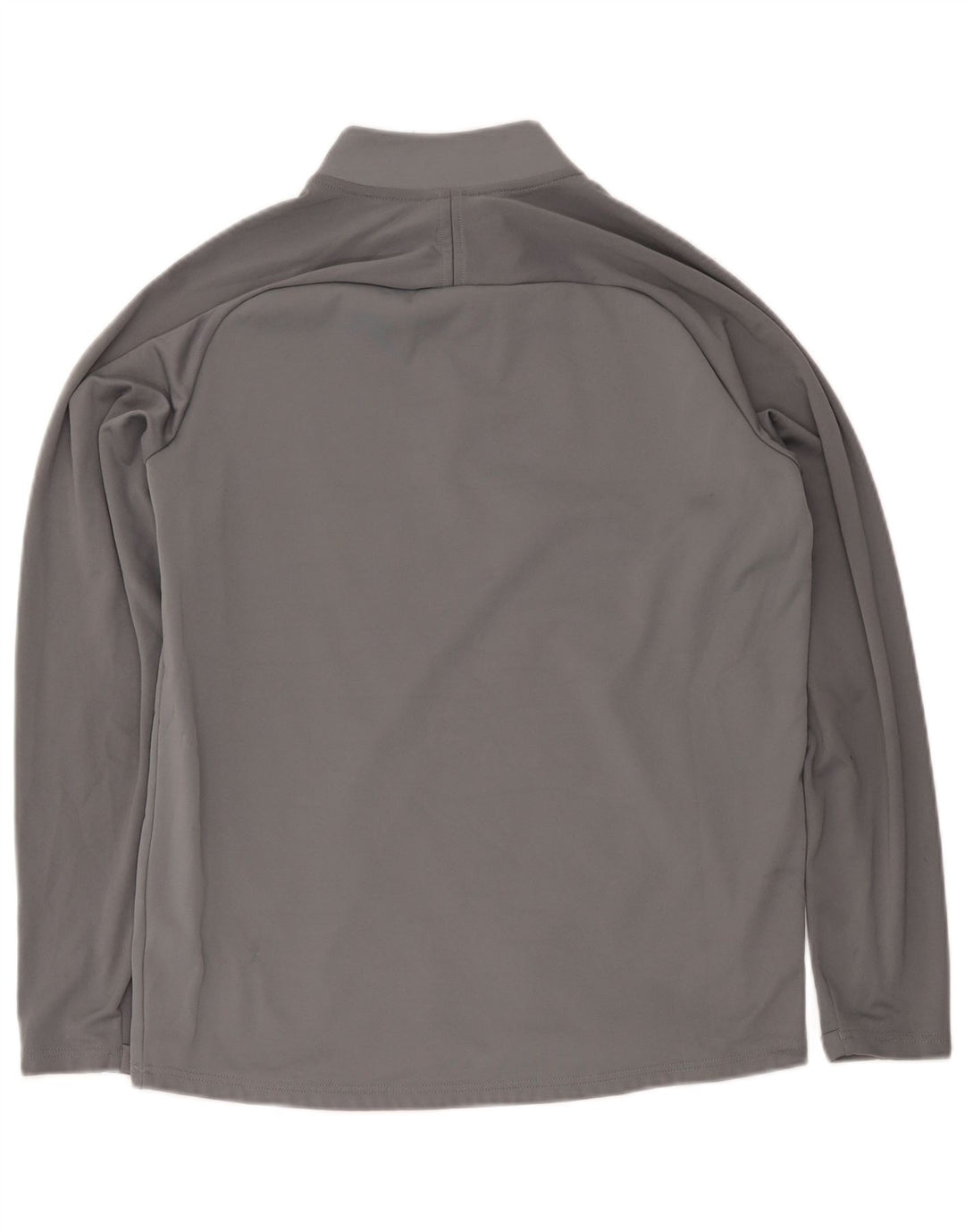 Nike Haut de survêtement Dri Fit Zip Neck pour hommes, grand, gris, color block