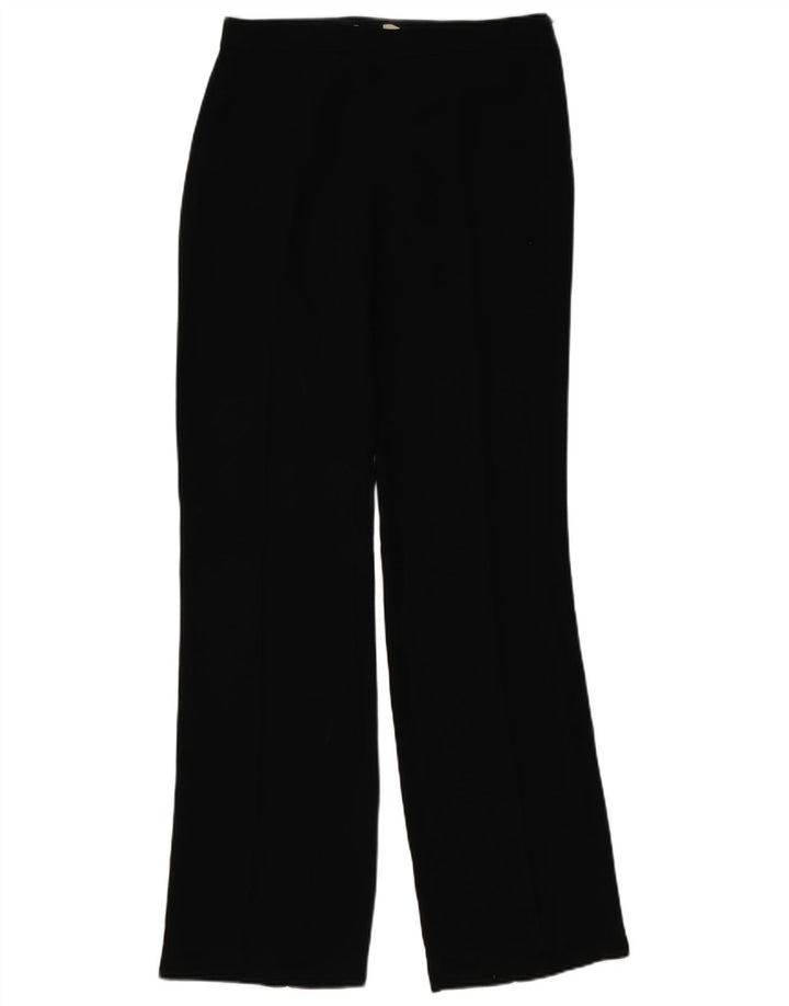 Zara Pantalon décontracté droit pour femme EU 40 Medium W30 L35 Noir Polyester