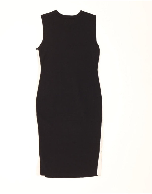 Oasis Robe moulante sans manches pour femme UK 42 Noir moyen Colourblock