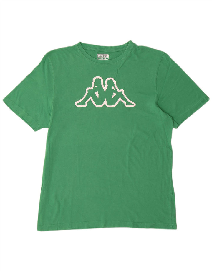 Kappa T-Shirt Graphique Homme Vert Taille L