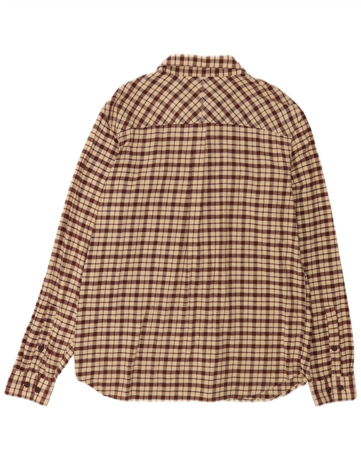 Columbia Chemise Active Flannel XL Homme Beige Carreaux Coton