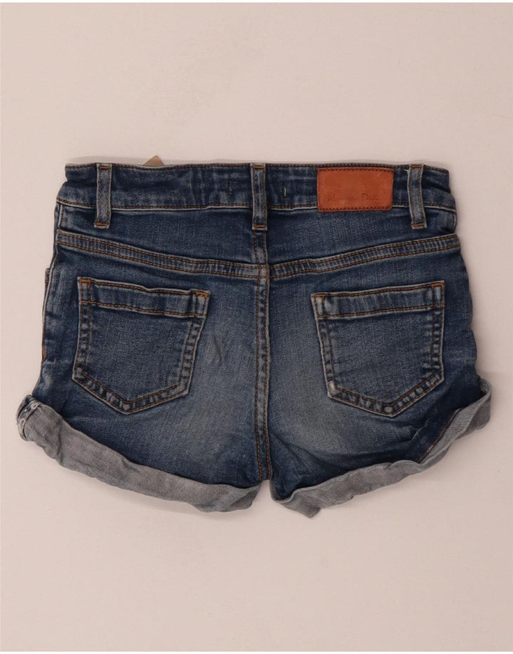 Massimo Dutti Short en jean fille 5-6 ans W22 Bleu Coton