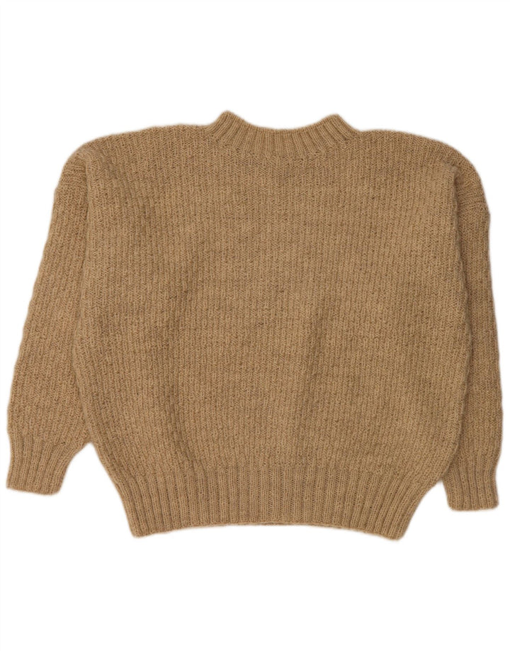 VINTAGE Pull col rond homme XL Beige