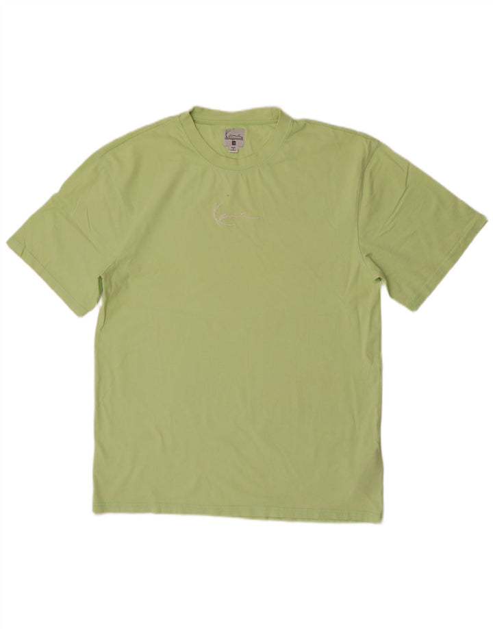 Karl Kani T-Shirt Graphique Homme Vert Moyen Coton