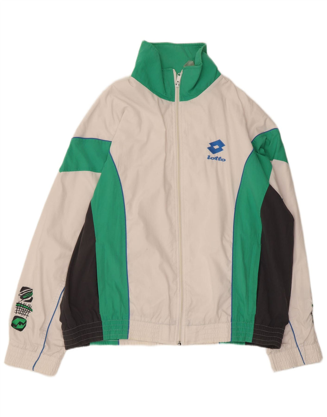 Lotto Veste de Survêtement Graphique pour Homme XL Blanc Colorblock