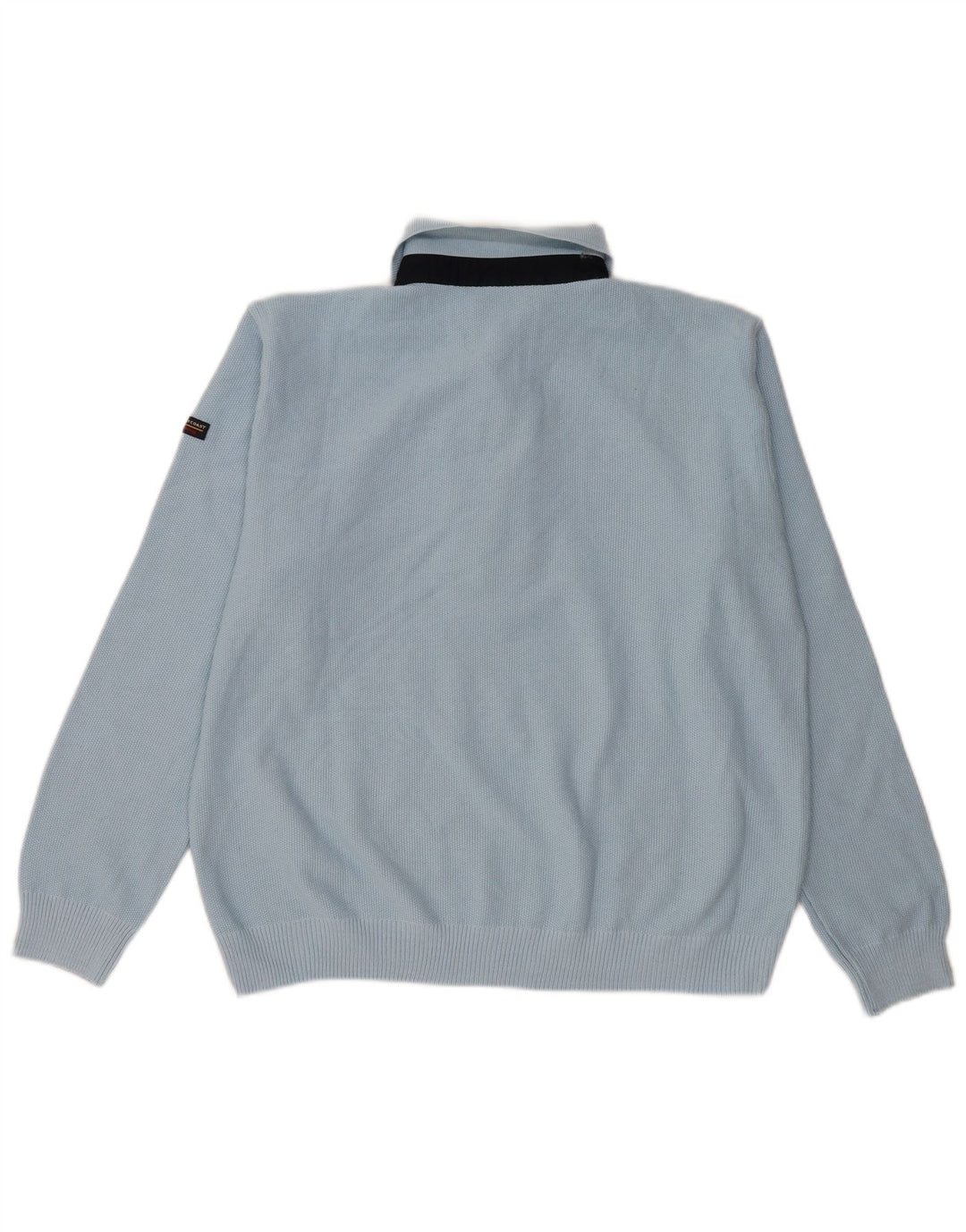Green Coast Pull col polo pour homme IT 50 Bleu moyen