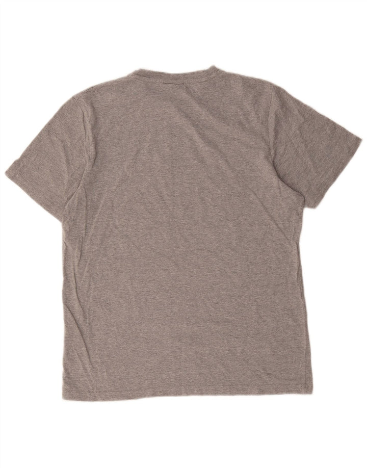T-shirt graphique pour homme Ellesse, taille moyenne, coton gris
